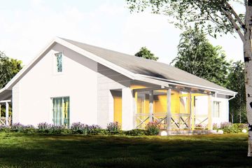 Projekt domu uA438 - parterowy dom o powierzchni 123,57 m², dach dwuspadowy - ujęcie 3