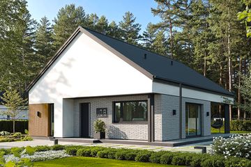  Projekt domu EG-108 wariant I (WWB1150) - projekt domu parterowego - Zdjęcie 1