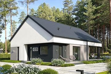  Projekt domu EG-109 wariant I (WWB1152) - projekt domu parterowego - Zdjęcie 1