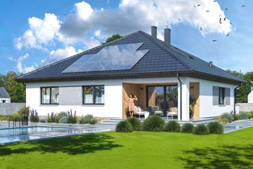  Projekt domu Tryton 7 (WOE1212) - projekt domu parterowego - Zdjęcie 3