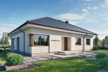  Projekt domu Domena 163 C2 (WRW1424) - projekt domu parterowego - Zdjęcie 1