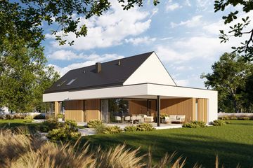  Projekt domu HomeKoncept 144 wariant 01 (KRX1287) - projekt domu parterowego - Zdjęcie 8