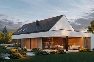  Projekt domu HomeKoncept 144 wariant 01 (KRX1287) - projekt domu parterowego - Zdjęcie 9