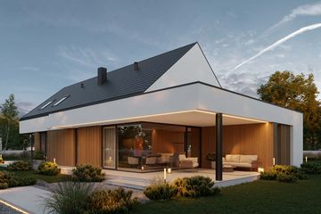  Projekt domu HomeKoncept 144 wariant 01 (KRX1287) - projekt domu parterowego - Zdjęcie 10