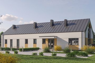  Projekt domu D408 (WAI1534) - projekt domu parterowego - Zdjęcie 3