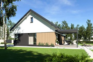  Projekt domu N44-BG (KKG1039) - projekt domu parterowego - Zdjęcie 3