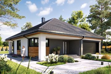  Projekt domu Kordian Meta (1945) (KRD3080) - projekt domu parterowego - Zdjęcie 1