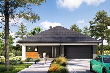  Projekt domu Kordian Meta (1945) (KRD3080) - projekt domu parterowego - Zdjęcie 2