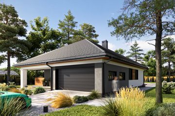  Projekt domu Kordian Meta (1945) (KRD3080) - projekt domu parterowego - Zdjęcie 3