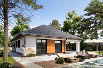  Projekt domu Kordian Meta (1945) (KRD3080) - projekt domu parterowego - Zdjęcie 4