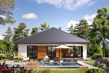  Projekt domu Kordian Meta (1945) (KRD3080) - projekt domu parterowego - Zdjęcie 5