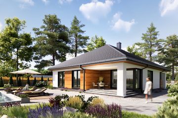  Projekt domu Kordian Meta (1945) (KRD3080) - projekt domu parterowego - Zdjęcie 6