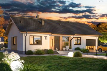  Projekt domu Tracja 11 mini (WOE1213) - projekt domu parterowego - Zdjęcie 2