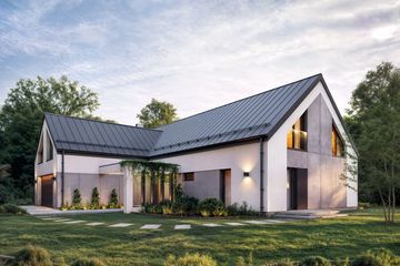  Projekt domu Kampinos (BSE1277) - projekt domu parterowego z poddaszem - Zdjęcie 2