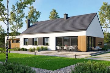  Projekt domu Malwa (WOF1260) - projekt domu parterowego - Zdjęcie 3