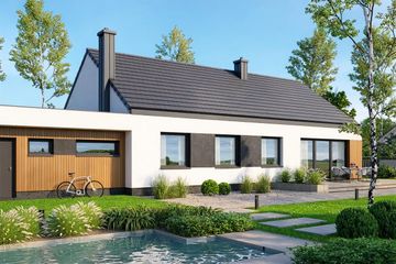  Projekt domu Malwa (WOF1260) - projekt domu parterowego - Zdjęcie 4