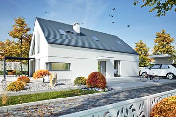  Projekt domu Lena bez garażu [B] (WRF2483) - projekt domu parterowego - Zdjęcie 2