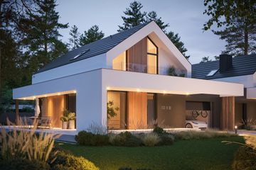  Projekt domu NewHouse 753 D G1 (KRZ1134) - projekt domu parterowego z poddaszem - Zdjęcie 13