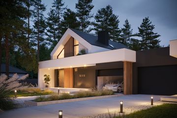  Projekt domu NewHouse 753 D G1 (KRZ1134) - projekt domu parterowego z poddaszem - Zdjęcie 15