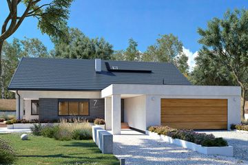  Projekt domu Aksamit 6 (BSA2400) - projekt domu parterowego - Zdjęcie 1