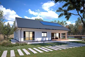  Projekt domu Aksamit 6 (BSA2400) - projekt domu parterowego - Zdjęcie 4