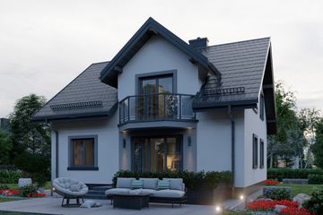  Projekt domu APS 214 ECO (LUA1662) - projekt domu parterowego z poddaszem - Zdjęcie 5