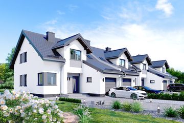  Projekt domu APS 253 ECO (LUA1665) - projekt domu parterowego z poddaszem - Zdjęcie 1