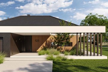  Projekt domu HomeKoncept 126 (KRX1288) - projekt domu parterowego - Zdjęcie 4