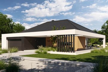  Projekt domu HomeKoncept 126 (KRX1288) - projekt domu parterowego - Zdjęcie 5