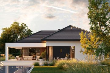  Projekt domu HomeKoncept 126 (KRX1288) - projekt domu parterowego - Zdjęcie 1