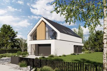  Projekt domu HomeKoncept 130 wariant 01 (KRX1289) - projekt domu parterowego z poddaszem - Zdjęcie 4