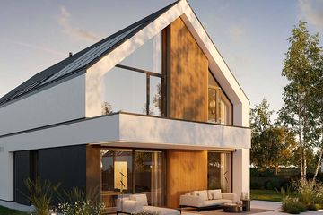  Projekt domu HomeKoncept 130 wariant 01 (KRX1289) - projekt domu parterowego z poddaszem - Zdjęcie 7