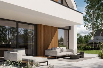  Projekt domu HomeKoncept 130 wariant 01 (KRX1289) - projekt domu parterowego z poddaszem - Zdjęcie 9