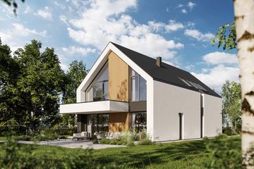  Projekt domu HomeKoncept 130 wariant 01 (KRX1289) - projekt domu parterowego z poddaszem - Zdjęcie 11