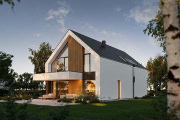  Projekt domu HomeKoncept 130 wariant 01 (KRX1289) - projekt domu parterowego z poddaszem - Zdjęcie 14