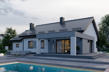  Projekt domu APS 336+G ECO (LUA1666) - projekt domu parterowego - Zdjęcie 3