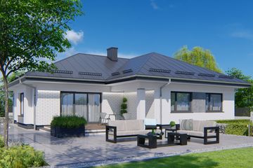  Projekt domu APS 264 wariant 2 ECO (LUA1667) - projekt domu parterowego - Zdjęcie 4