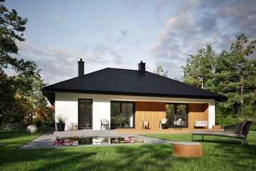  Projekt domu Mini 25 (wersja A) energo (WRC2835) - projekt domu parterowego - Zdjęcie 2