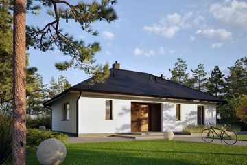  Projekt domu Mini 25 (wersja A) energo (WRC2835) - projekt domu parterowego - Zdjęcie 4