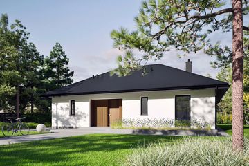  Projekt domu Mini 25 (wersja A) energo (WRC2835) - projekt domu parterowego - Zdjęcie 5