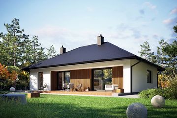  Projekt domu Mini 25 (wersja A) energo (WRC2835) - projekt domu parterowego - Zdjęcie 6