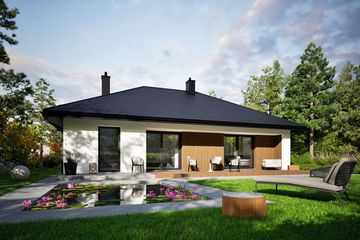  Projekt domu Mini 25 (wersja A) energo (WRC2835) - projekt domu parterowego - Zdjęcie 7