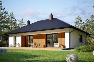  Projekt domu Mini 25 (wersja A) energo (WRC2835) - projekt domu parterowego - Zdjęcie 1