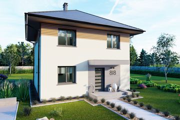  Projekt domu Piętrowy 1 (BBH1079) - projekt domu z pełnym piętrem - Zdjęcie 1