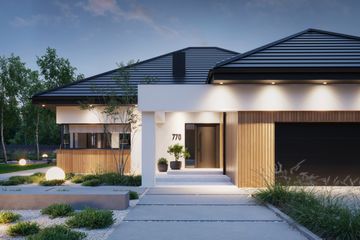  Projekt domu NewHouse 770 (KRZ1135) - projekt domu parterowego - Zdjęcie 3