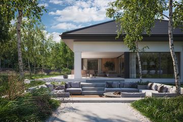  Projekt domu NewHouse 770 (KRZ1135) - projekt domu parterowego - Zdjęcie 8