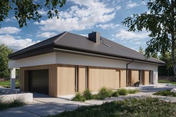  Projekt domu NewHouse 770 (KRZ1135) - projekt domu parterowego - Zdjęcie 16