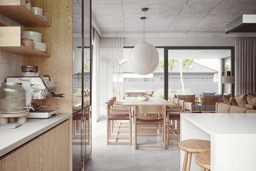 Projekt domu NewHouse 770 - parterowy dom o powierzchni 166,52 m², dach kopertowy - ujęcie 42