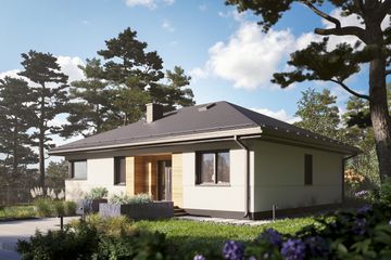  Projekt domu Felek Sto (1943) (KRD3082) - projekt domu parterowego - Zdjęcie 3