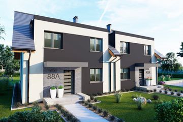  Projekt domu Dwulokalowy 6 (BBH1081) - projekt domu parterowego z poddaszem - Zdjęcie 1